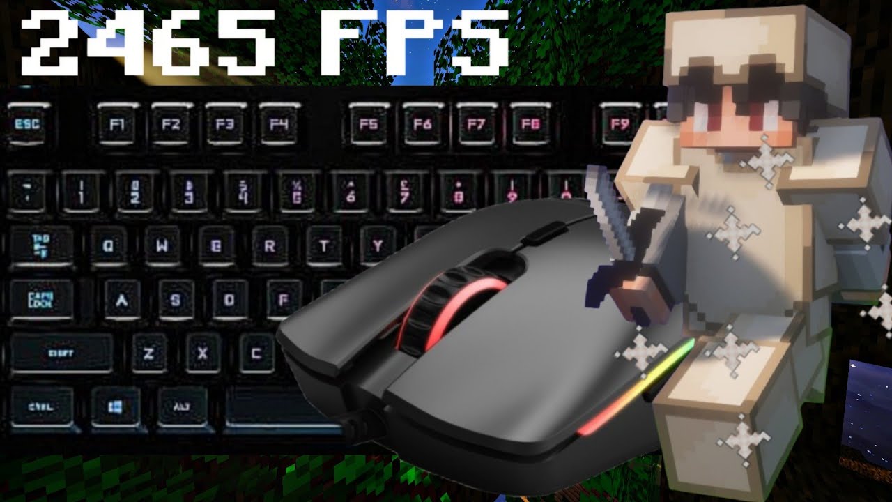 Keyboard + Mouse ASMR Sounds | Bedwars