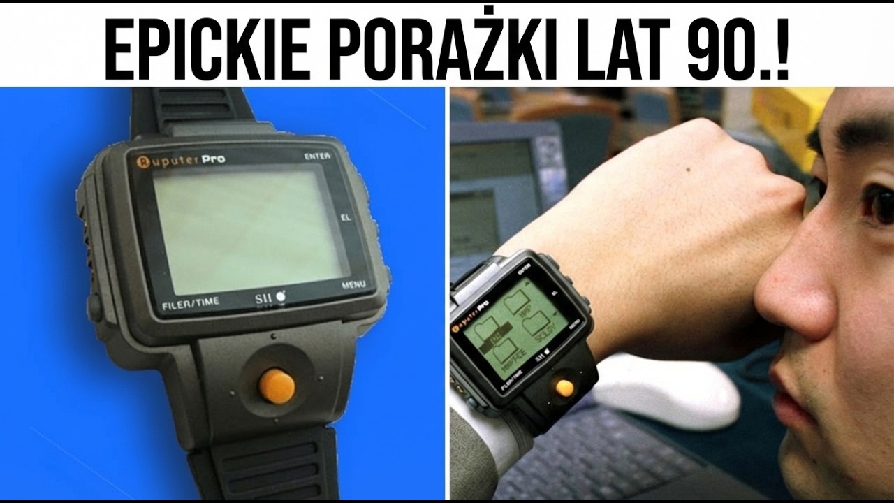 10 Innowacyjnych Produkt&oacute;w Technologicznych z Lat 90., kt&oacute;re PONIOSŁY TOTALNĄ PORAŻKĘ!