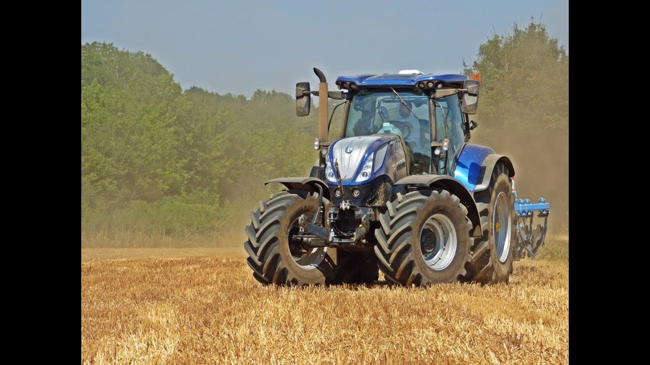 Déchaumage 2018 | New Holland T7.210 & Rubin Lemken