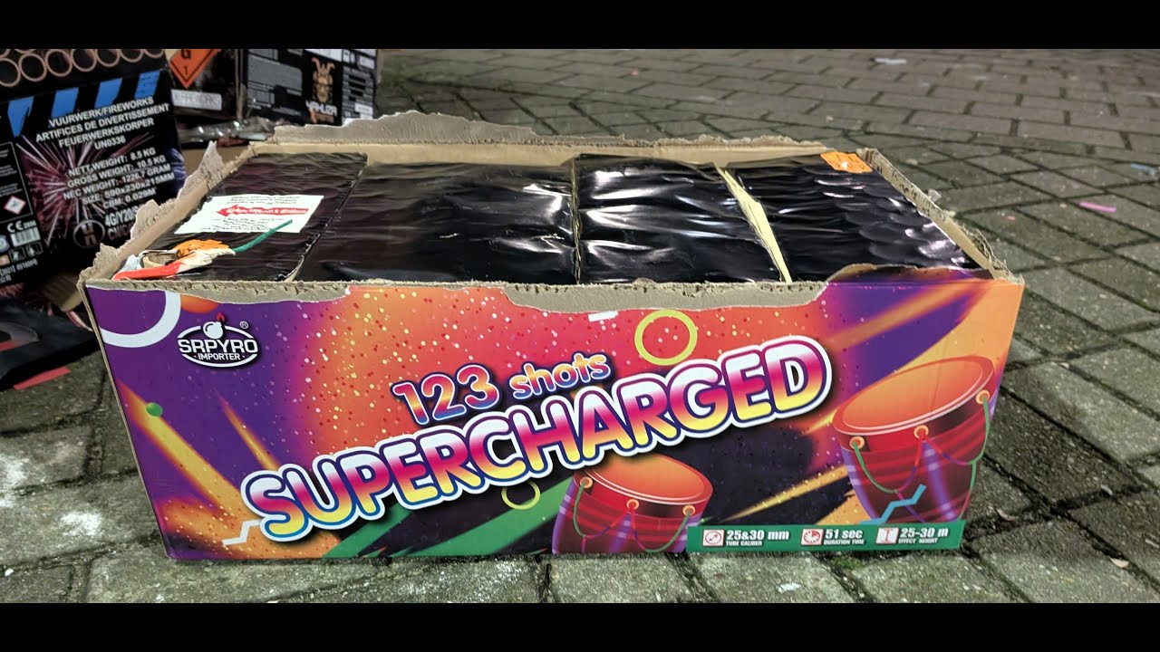 Supercharged 123 sh - SRPYRO - Oud en Nieuw 2025/2026