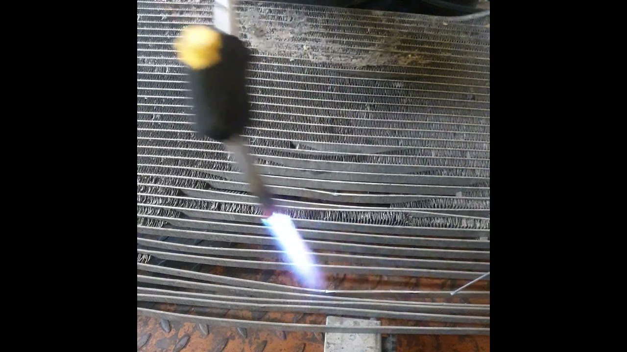 Пайка сот радиатора кондиционера