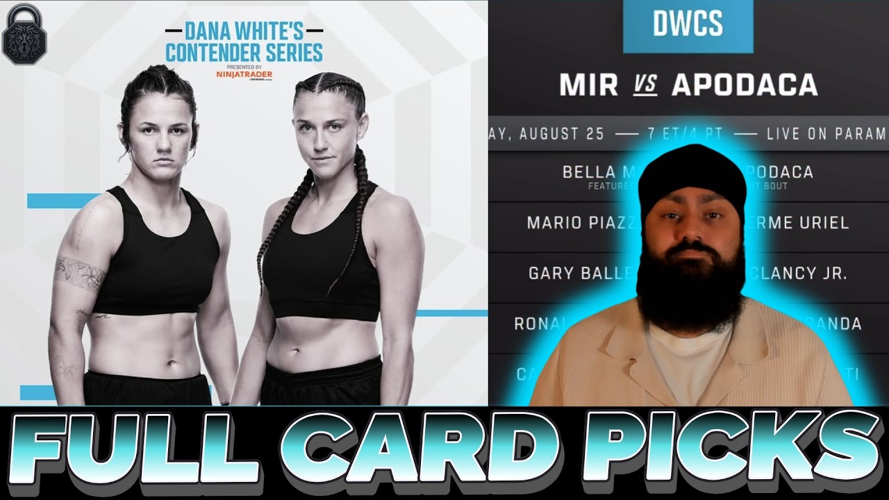 Прогнозы на 3-ю неделю Dana White's Contender Series 2026