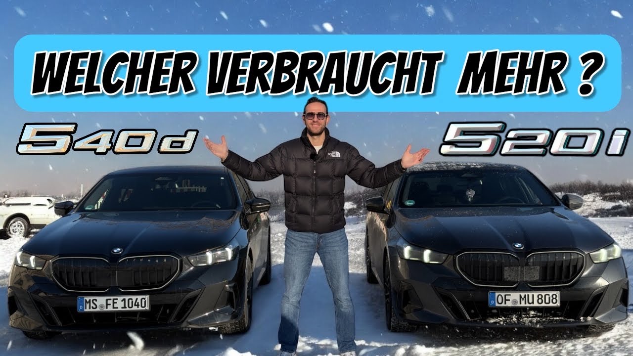 BMW 540d xDrive vs 520i Heckantrieb – VERBRAUCHSTEST | Das Ergebnis habe ich nicht erwartet!