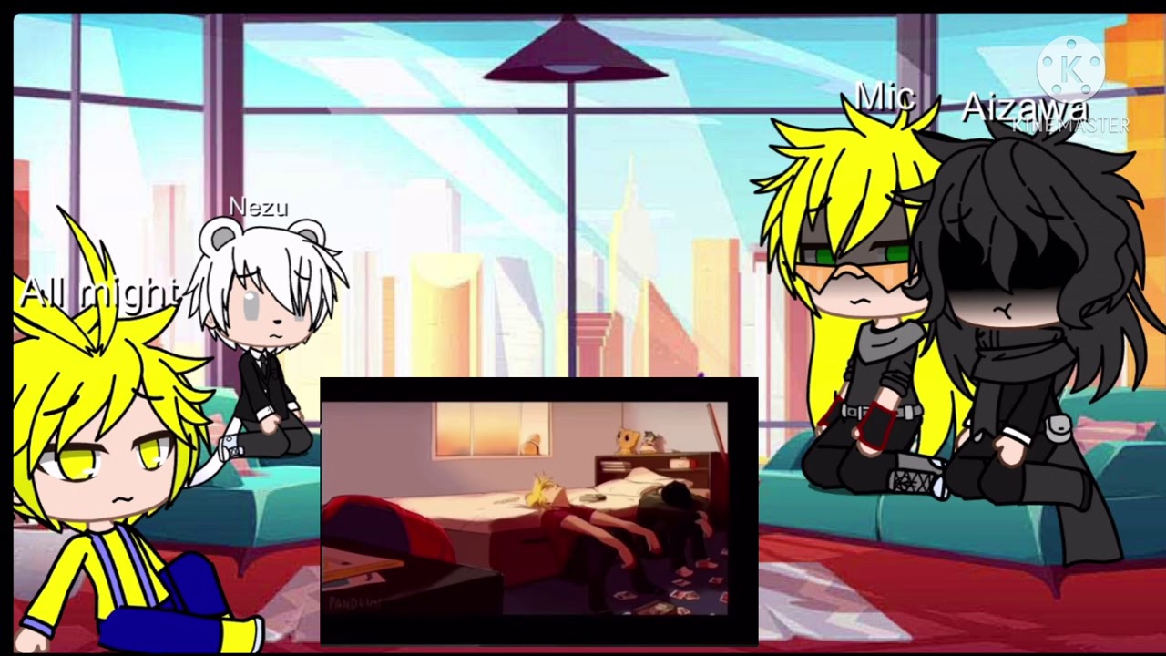 Some pro hero’s react to Shirakumo