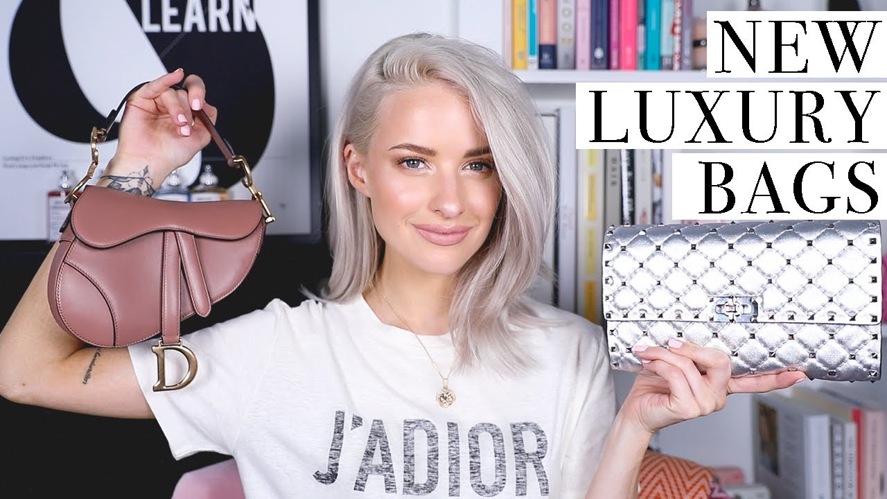 5 NEW LUXURY HANDBAGS - DIOR, LOUIS VUITTON, VALENTINO, BVLGARI
