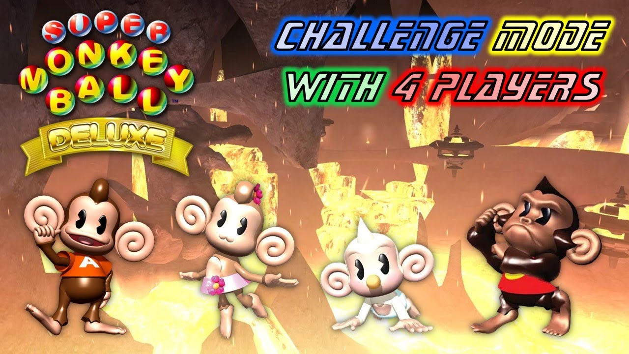 Super Monkey Ball Deluxe - Challenge Mode (Multiplayer) - Advanced Stages