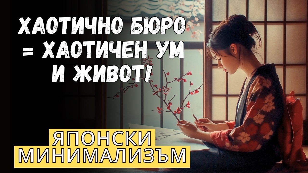 ЯПОНСКИ МИНИМАЛИЗЪМ: ЗАЩО МИРЪТ ЗАПОЧВА С ВАШЕТО РАБОТНО БЮРО