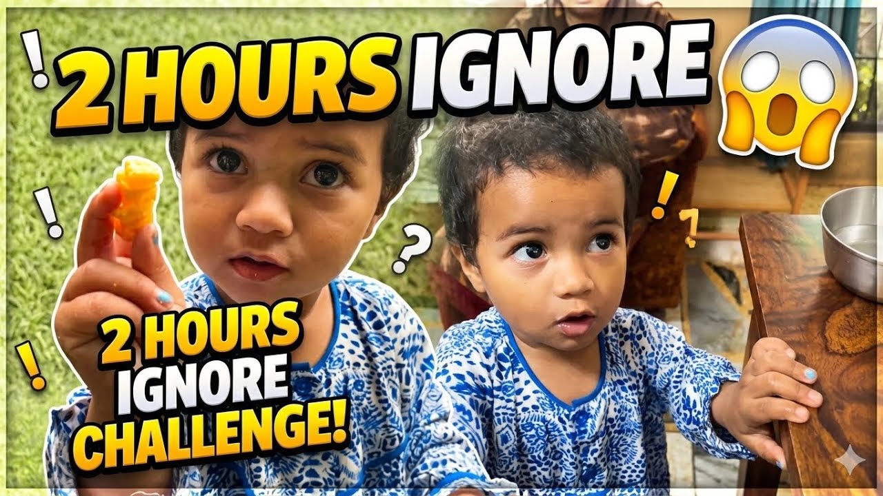 2 HOURS IGNORE CHALLENGE! 😱 | Vamika Ko Ignore Kiya 😳 | Mom Experiment | RVMLIFE