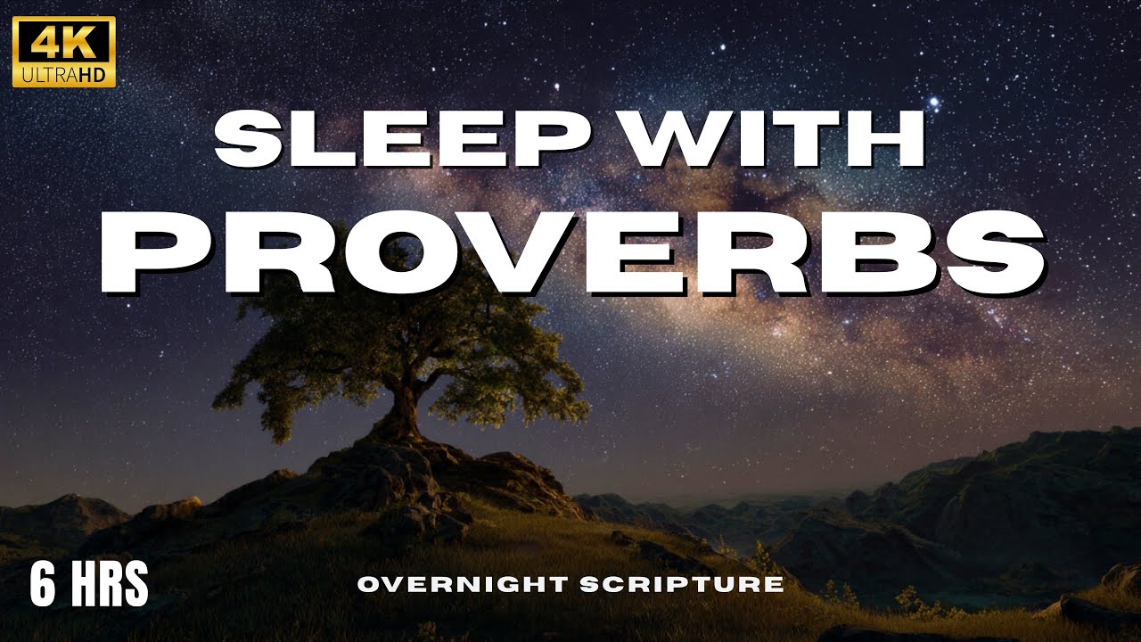 Fall Asleep to The Book of Proverbs [Full Book] | Peaceful Bible Reading for Deep Rest