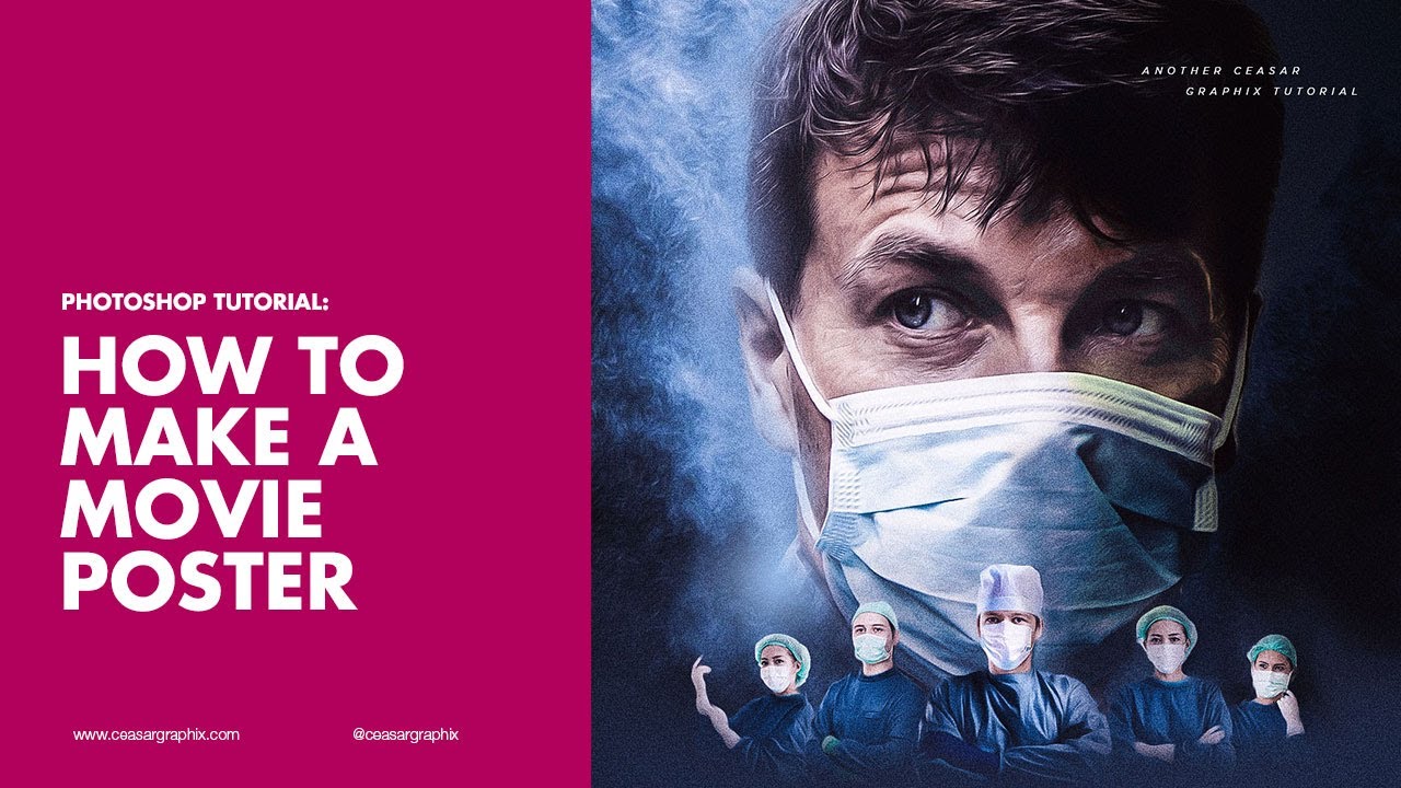 Photoshop Tutorial: How to make a movie poster