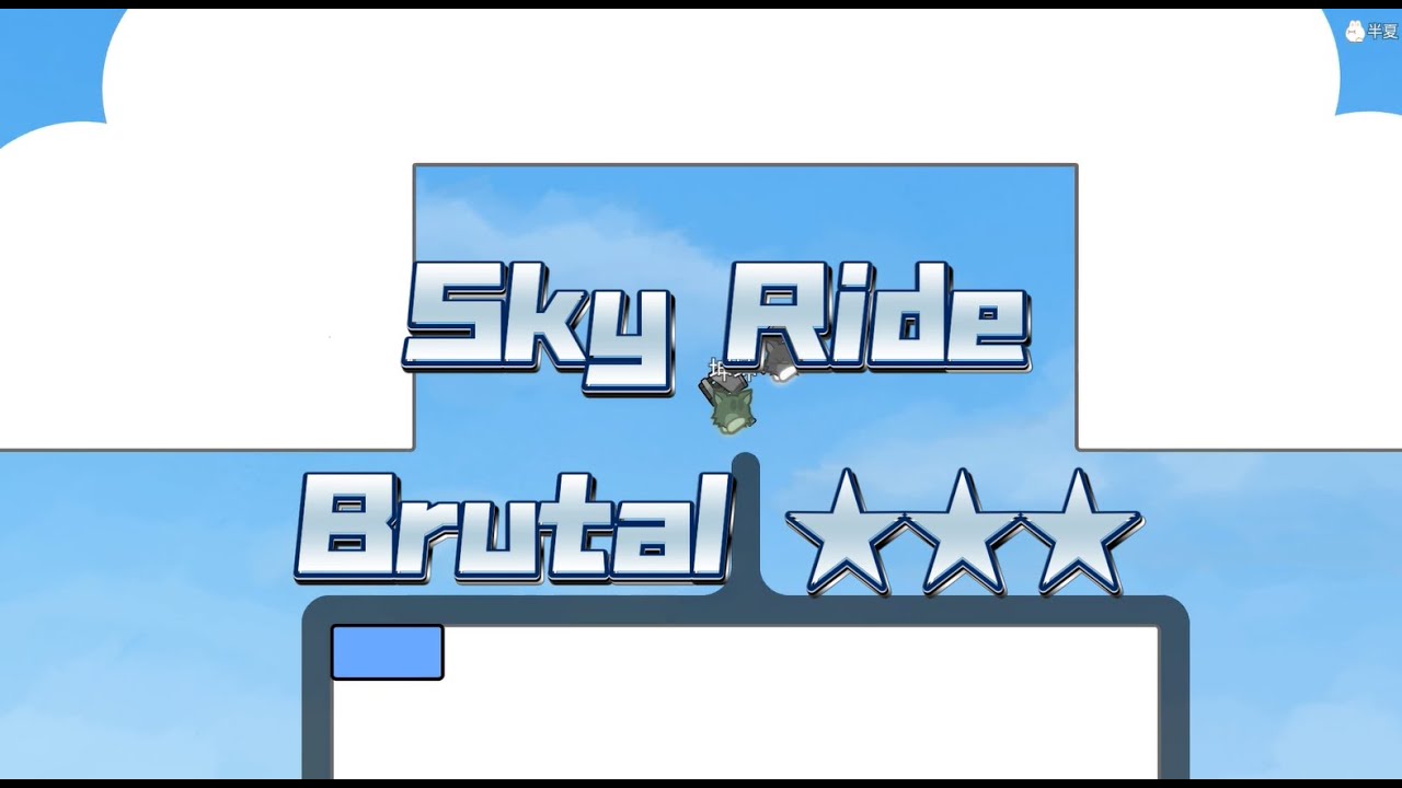 Teeworlds-Brutal 3-Sky Ride-Global Rank 1-Run By Sugarhy＆坤坤
