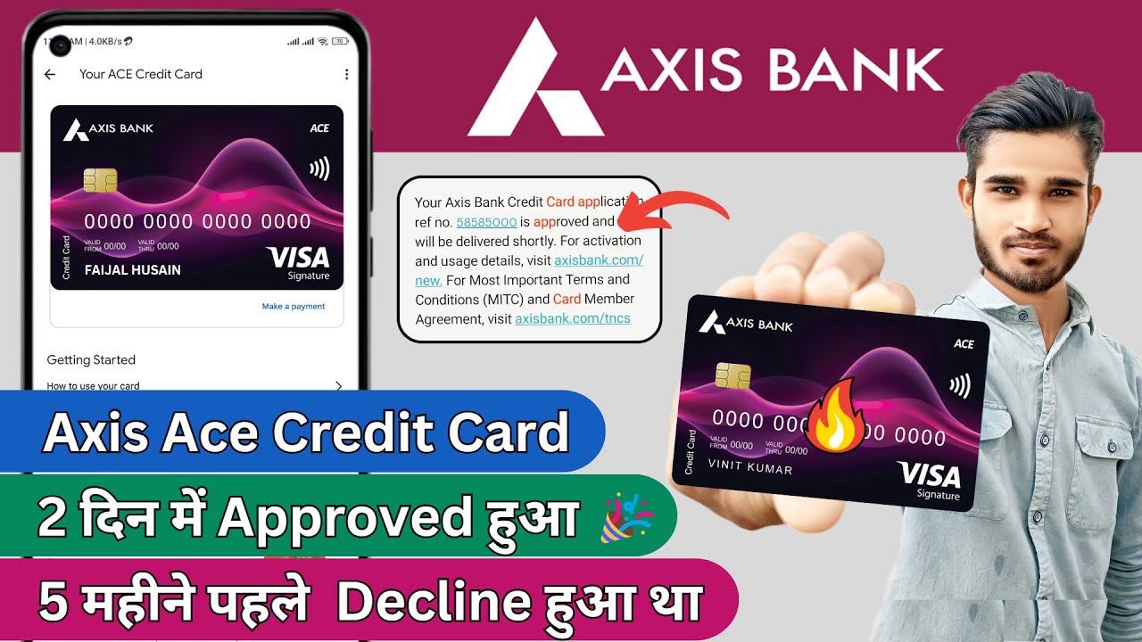 Axis Ace Credit Card Apply Process | Google Pay Ace Credit Card Approved | 2 दिन में Approved हो गया