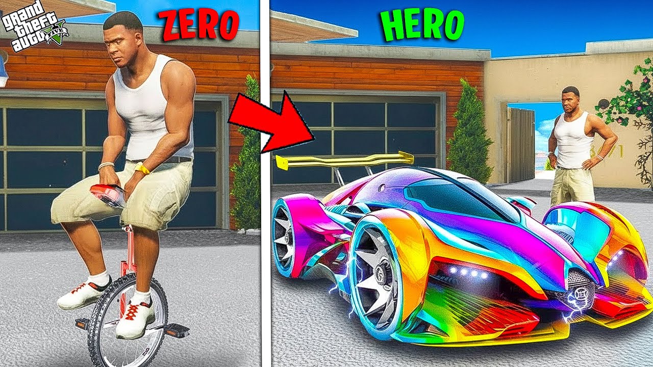 GTA 5 : Franklin And Shinchan Change Zero Poor Car To God Hero Car in GTA 5 Telugu | #gta5