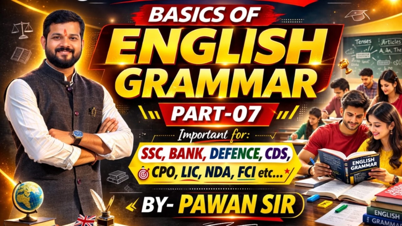 BASIC ENGLISH CLASS 07 SSC | Railway | Banking | Bihar Exams Preparation | UDAAN ONLINE CLASSES