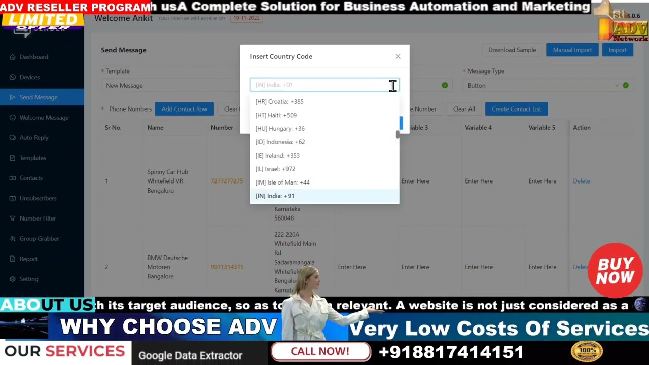 Whatsapp Bulk Messaging Button Sender | WhatsApp Marketing Shoftware 2024 | WhatsApp Bulk Sender