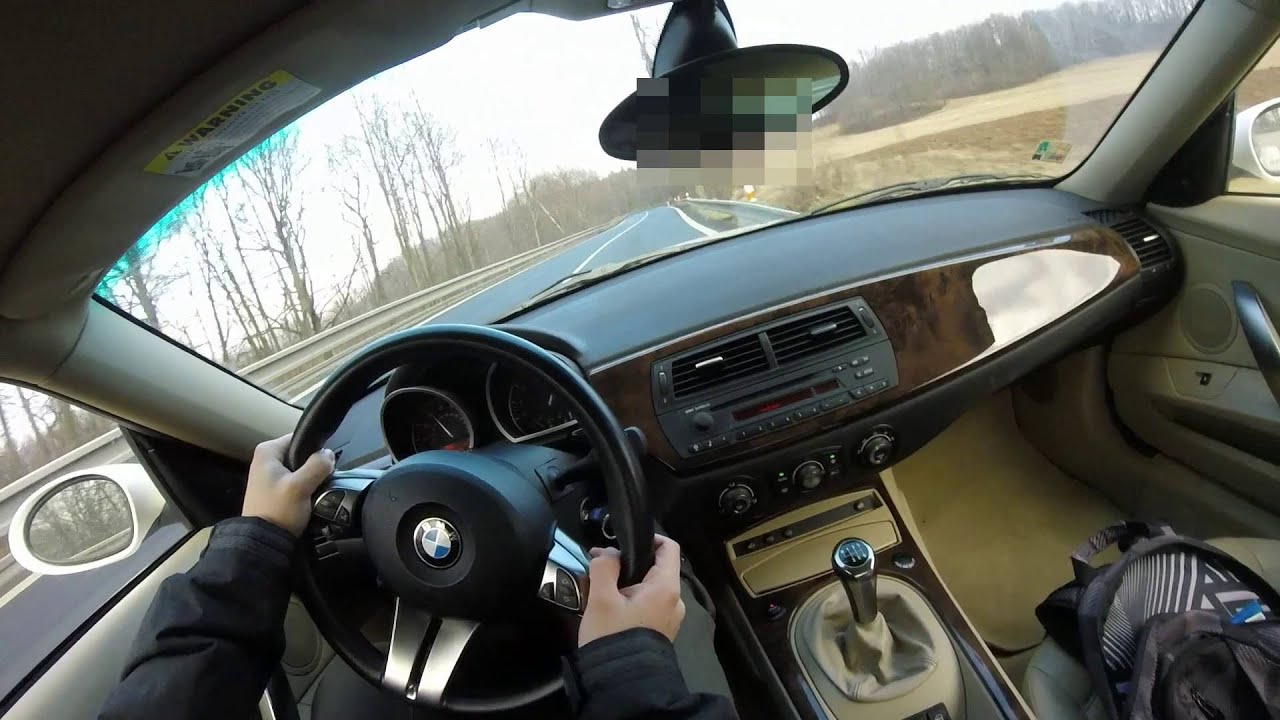 bmw z4 3.0si coupe POV driving