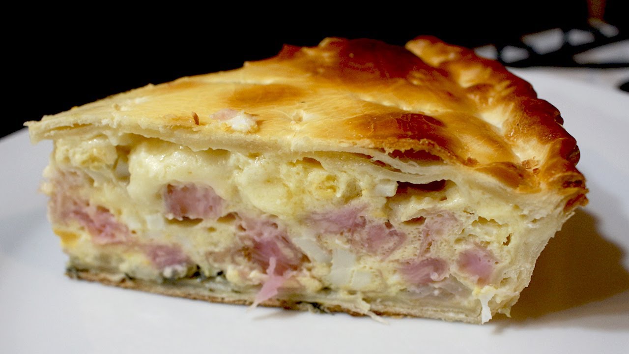 Tarta de Jamon y Queso, pero que tarta! | Anota los Ingredientes