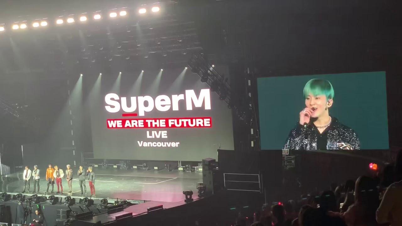 200206 SuperM Live in Vancouver - Goodbye - Mark saying bye to his hometown emotionally