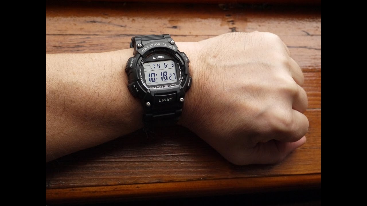 Casio W-736H Vibro Alarm Watch.