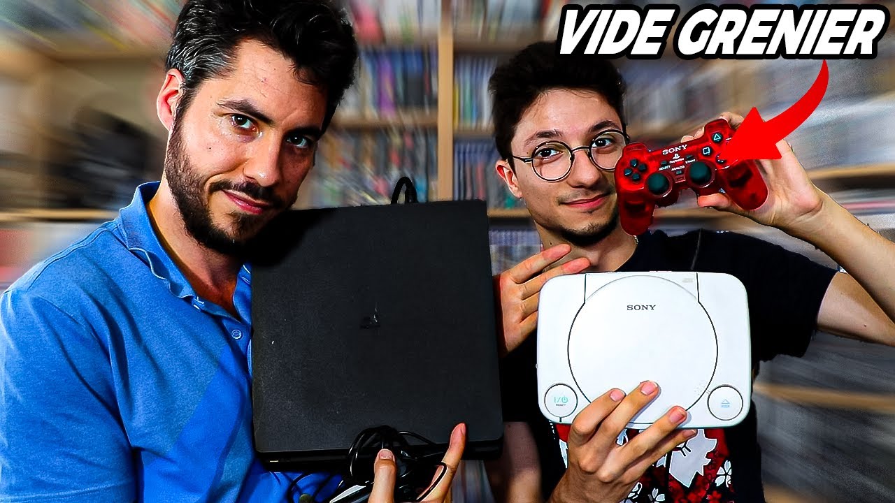 On teste nos PLAYSTATION de VIDE GRENIER - Feat Dracauphone