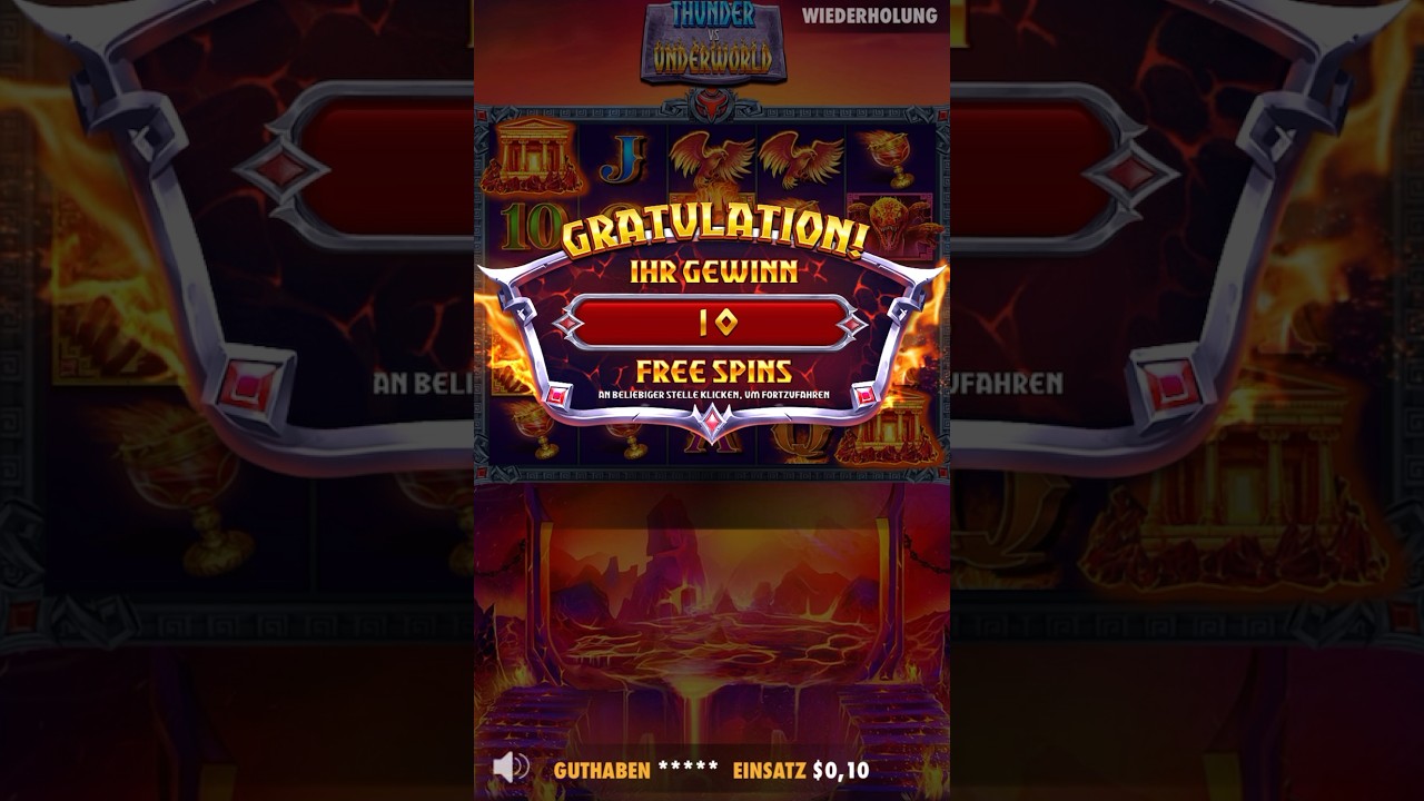Free Spins 800x++ Thunder vs Underworld Enhanced RTP Pragmatic Play