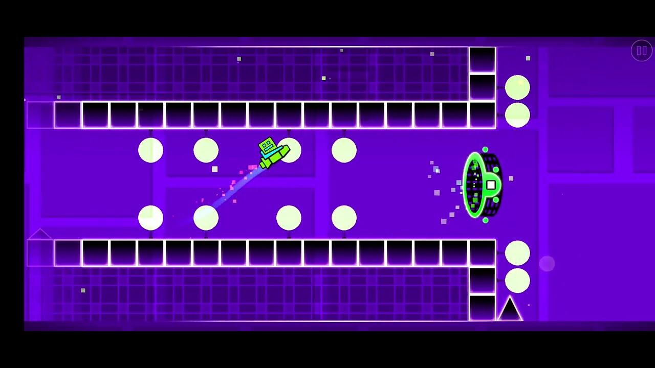 Jugando geometri dash (parte 1)