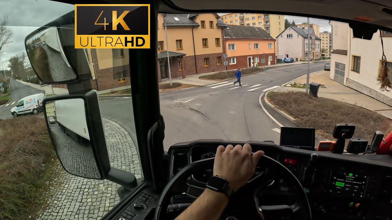 POV Driving S450 - poslední jízda se SCANII po objížďce přes Sokolov a Chodov do KV  4K, GoPro 11