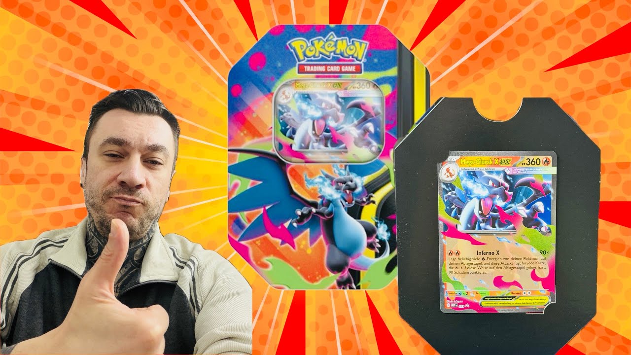 Mega Glurak Tin Opening 