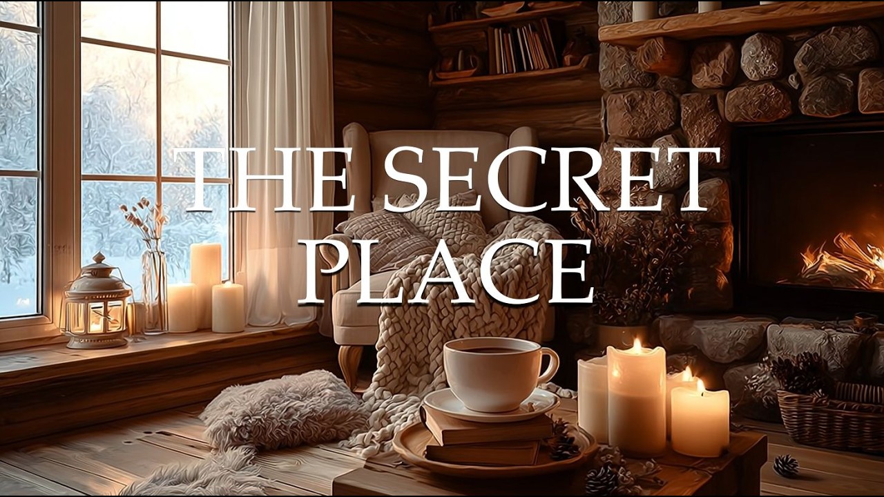Winter by the Fireplace | Crackling Fire & Candlelight Relaxation