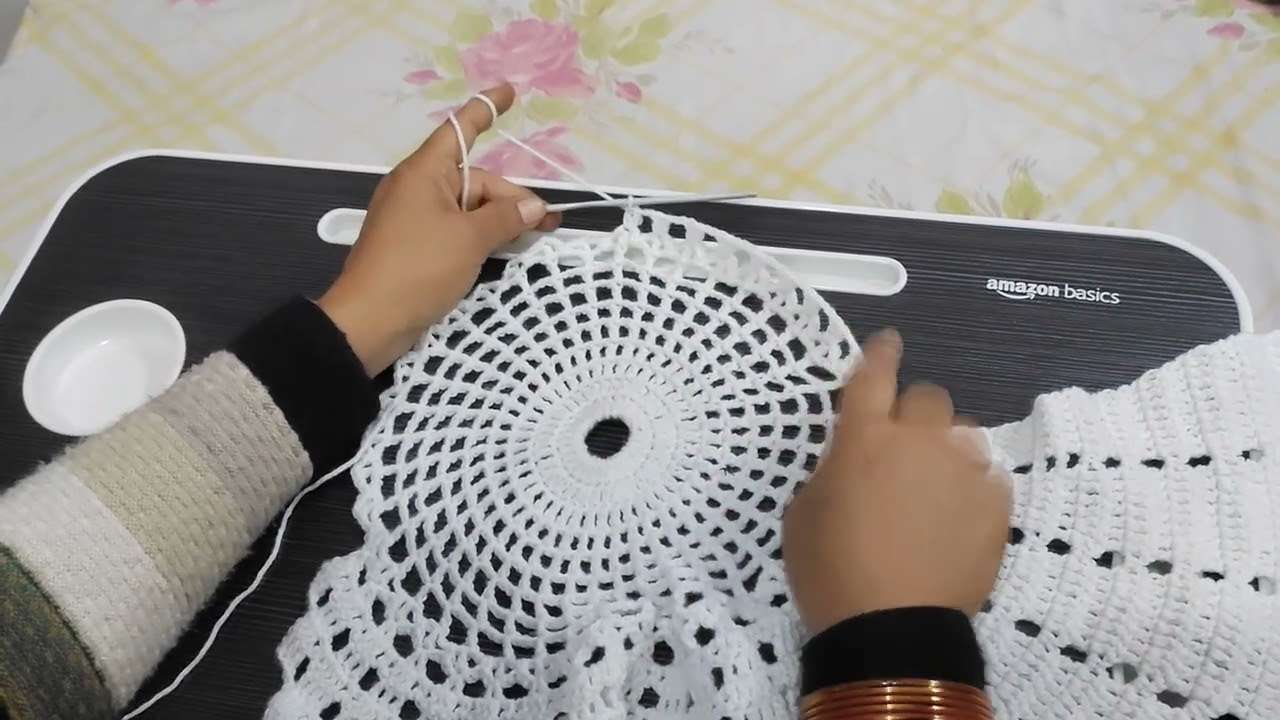 How to Crochet a Table Mat in a New Design | Full Step-by-Step Tutorial |Part 13