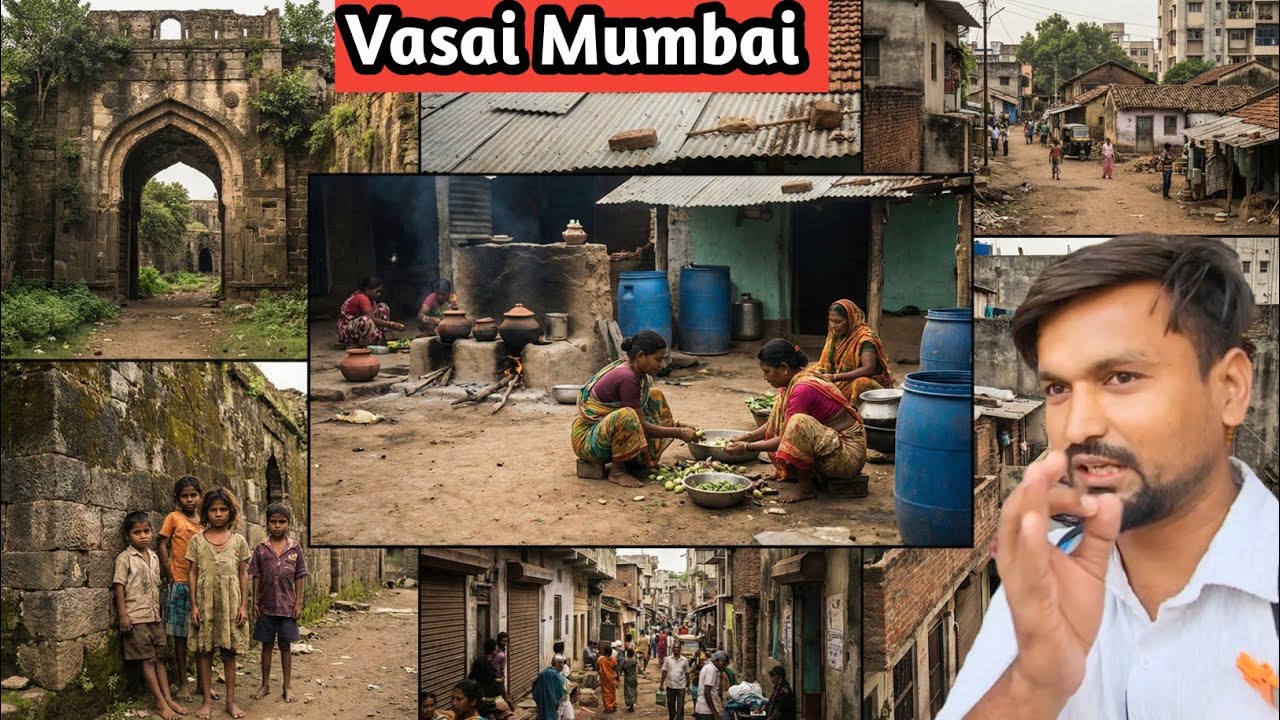 Mumbai Vasai ka Real Face | Fort 🏰 Market 🛍️ Village 🌾 Beach 🌊 