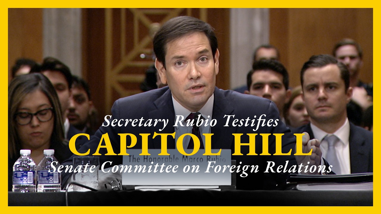 Secretary Rubio testifies before the Senate Committee on Foreign Relations