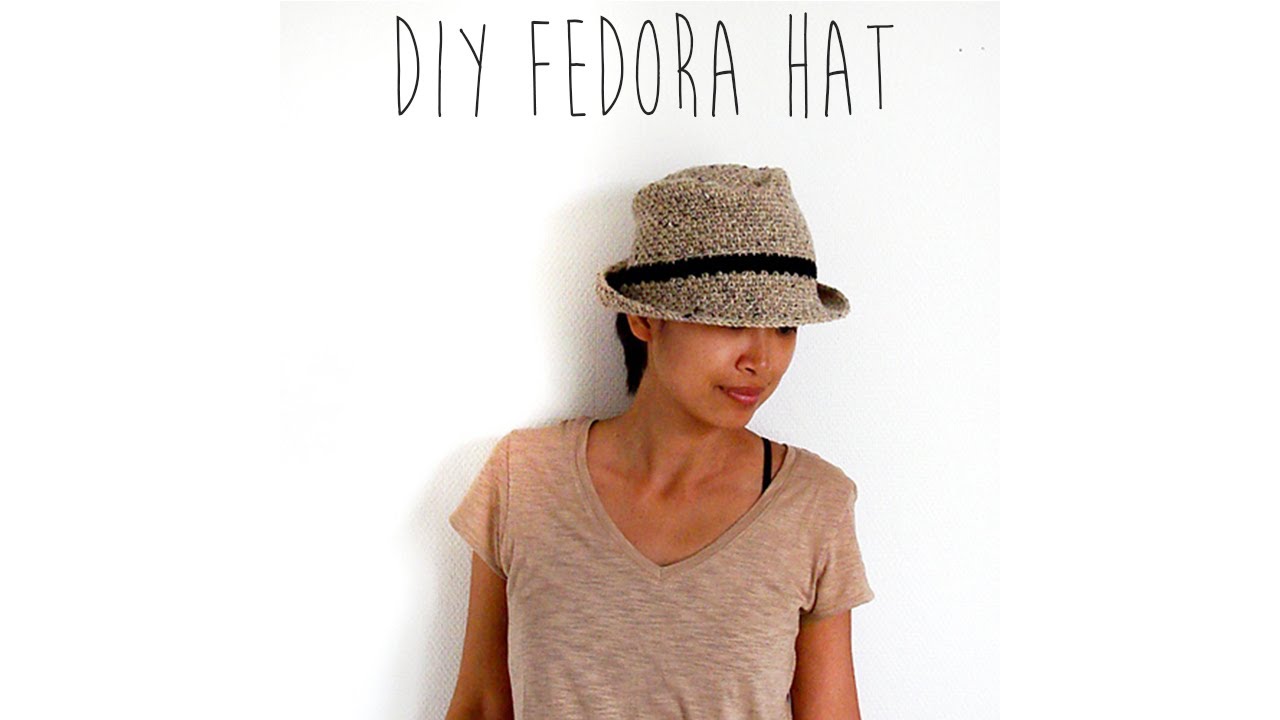 CROCHET TUTORIAL - FEDORA HAT