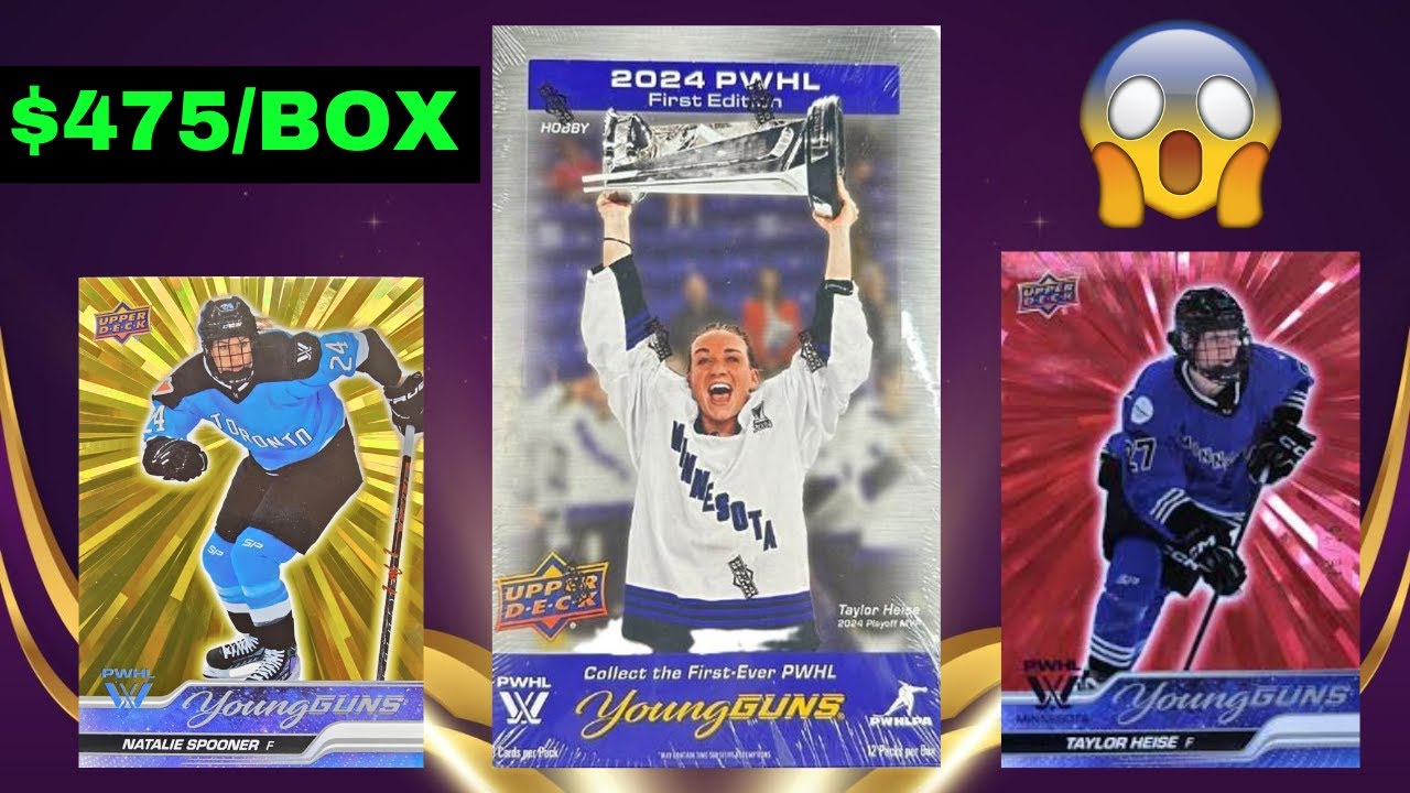GREATEST BOX BREAK EVER!? 2024 UPPER DECK PWHL FIRST EDITION HOBBY BOX BREAK!