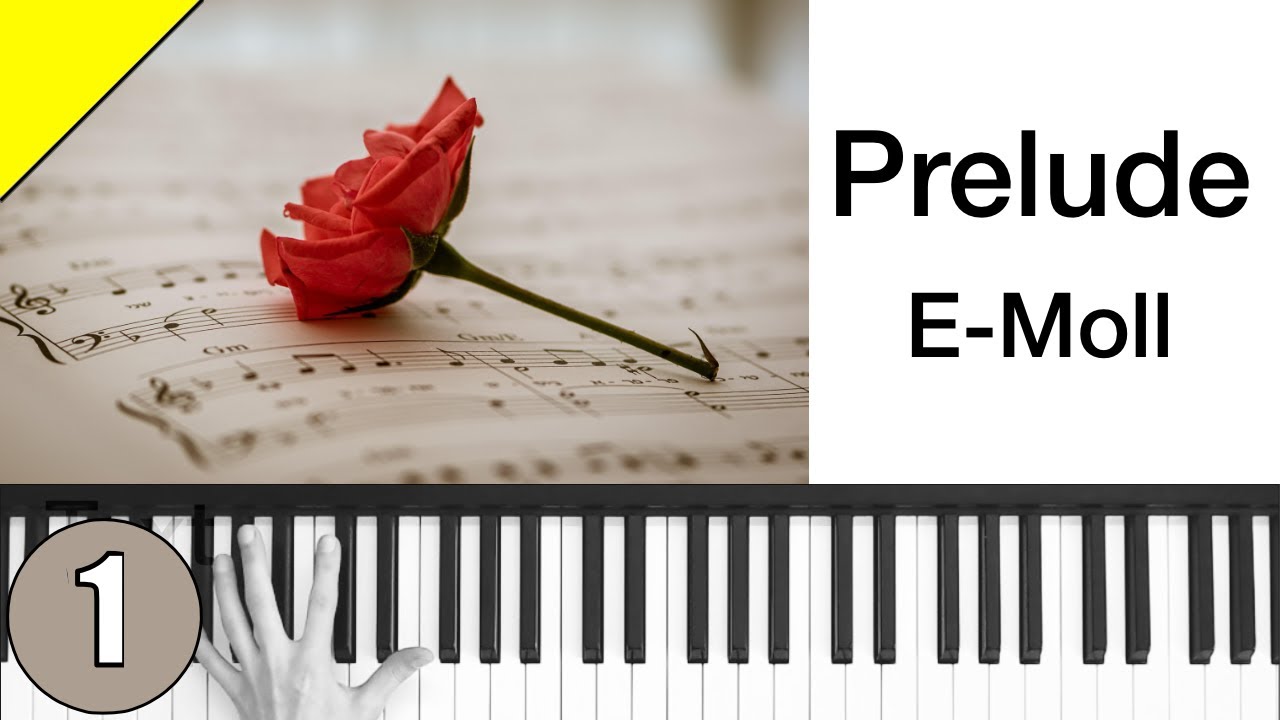 Chopin - Prelude in E-Moll - Piano Tutorial Teil 1