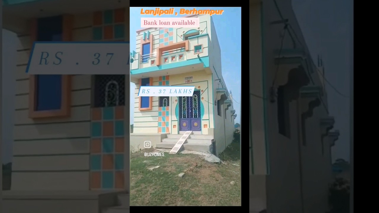 37 Lakhs house at lanjipali #odisha #uzhomes #berhampur #ganjam #house