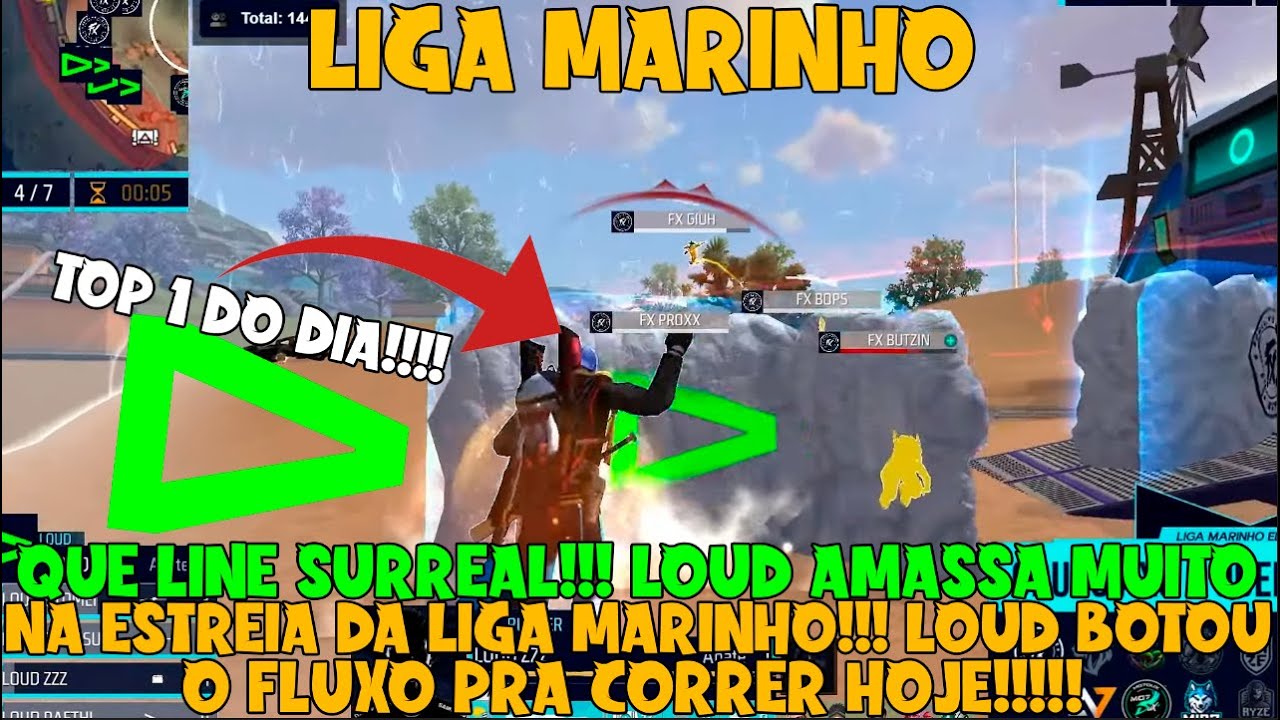 LOUD ESTREIA COMO MELHOR TIME DO DIA!!! AMASSA MUITO O FLUXO E BOTOU PRA CORRER 2 VEZES!!!!