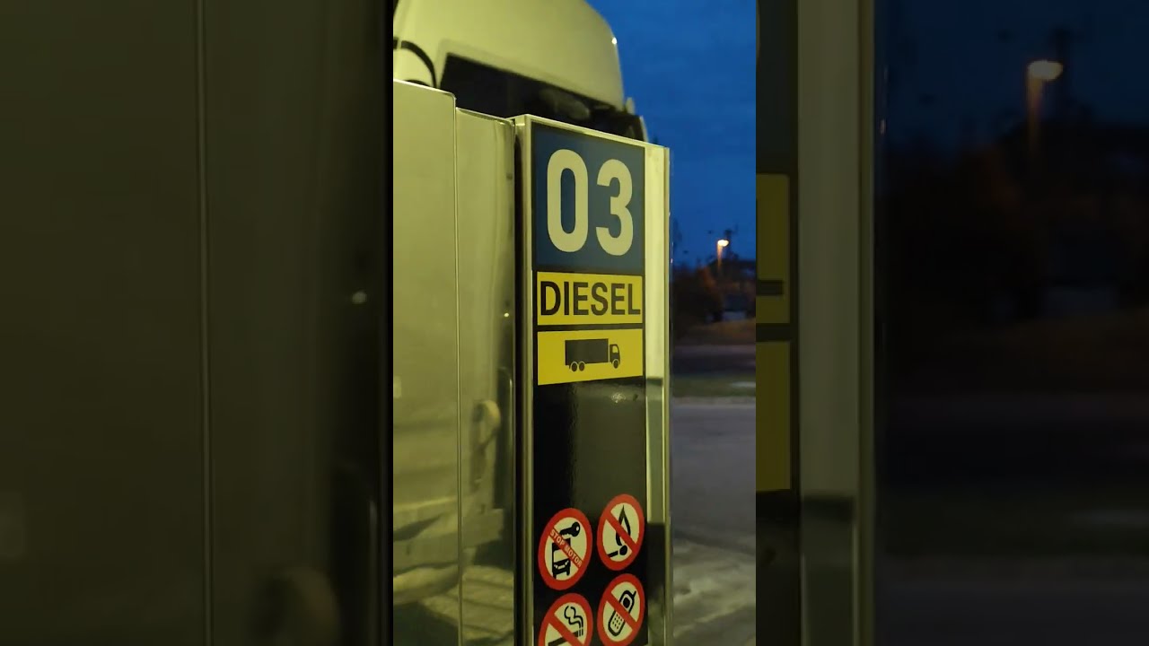 How to Fill up Diesel  at the AS 24 Gas station