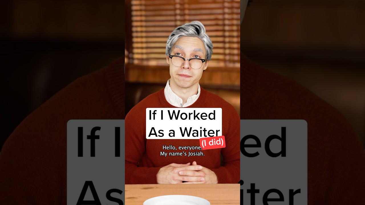 True story bro. No 🧢 #skit #comedy #waiter #foodservice #restaurant #skits #funny #server