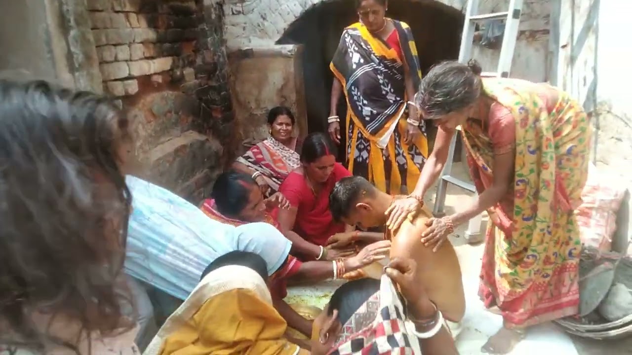 Village Traditional Wedding My Haldi Ceromany