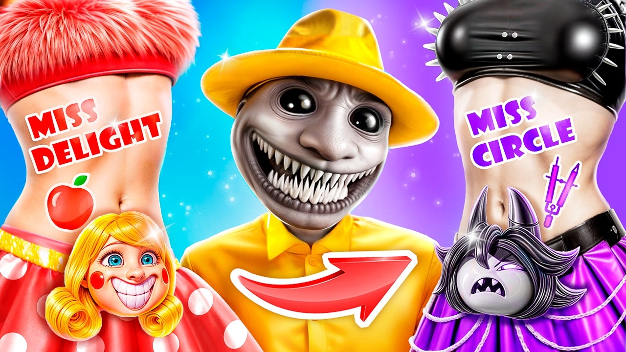 How to Become MISS CIRCLE in Jail?! Extreme Makeover for Miss Delight to Escape from Zookeeper!