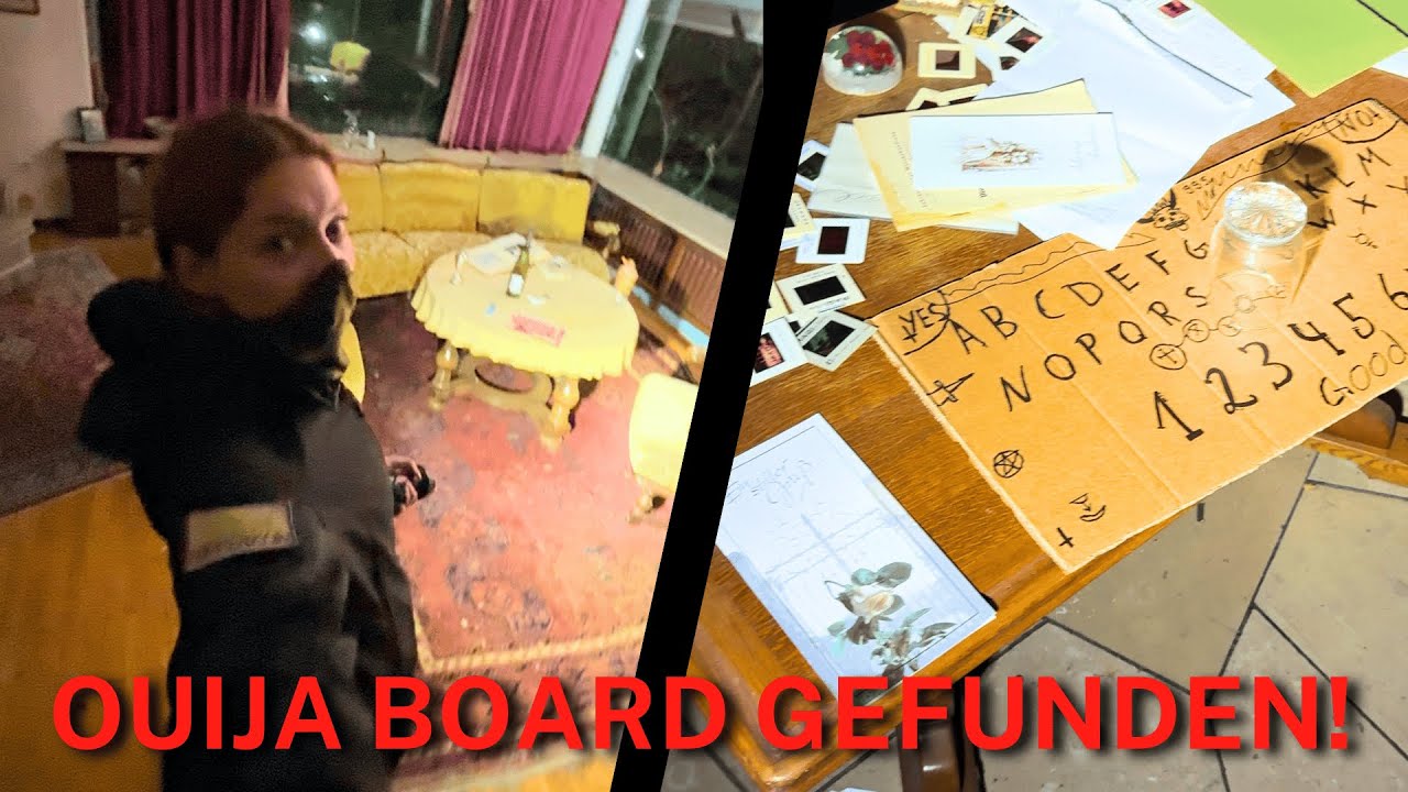 Wir finden ein OUIJA BOARD || Lost Place Overnighter mit @EtiennePaff
