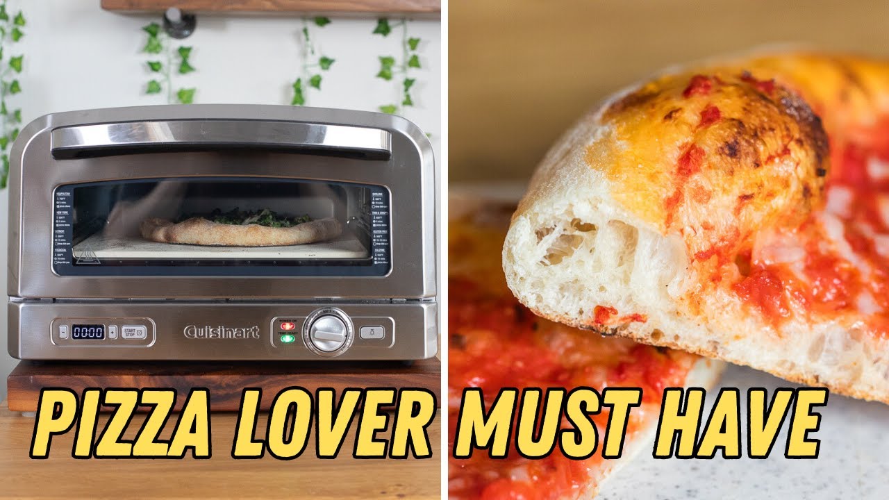 Cuisinart Indoor Pizza Oven - Unboxing + Review with finished pizza