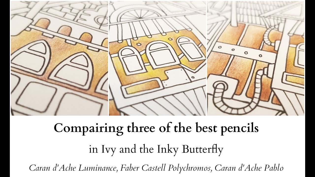 Compairing three of the best pencils in Ivy and the Inky Butterfly
