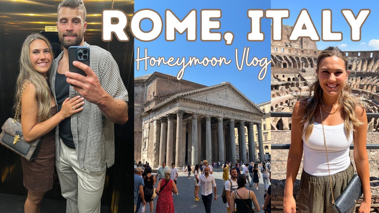 ROME, ITALY VLOG | Part 2 of our Honeymoon: Exploring the city, guided tour, delicious food + more!