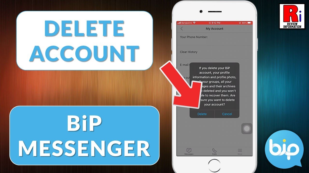 How to Delete your BiP Account Permanently