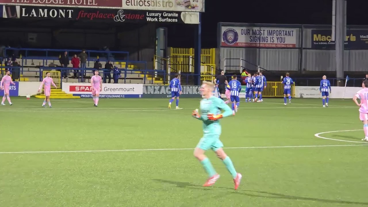 The Joel Cooper Show! ⚽️⚽️ Coleraine FC 2-0 Glenavon | NIFL Premiership