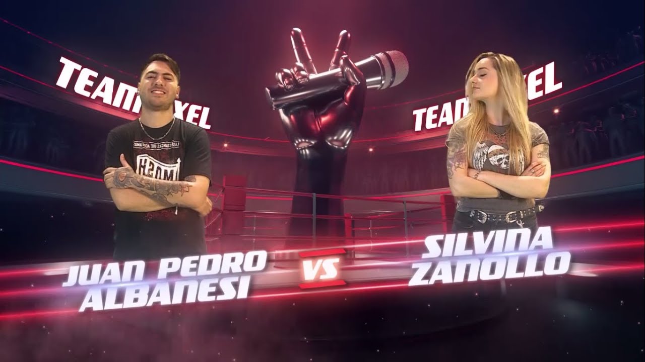 ¡Axel y Becky G preparan a Juan Albanesi y Silvina Zanollo para la batalla! - La Voz Argentina 2018