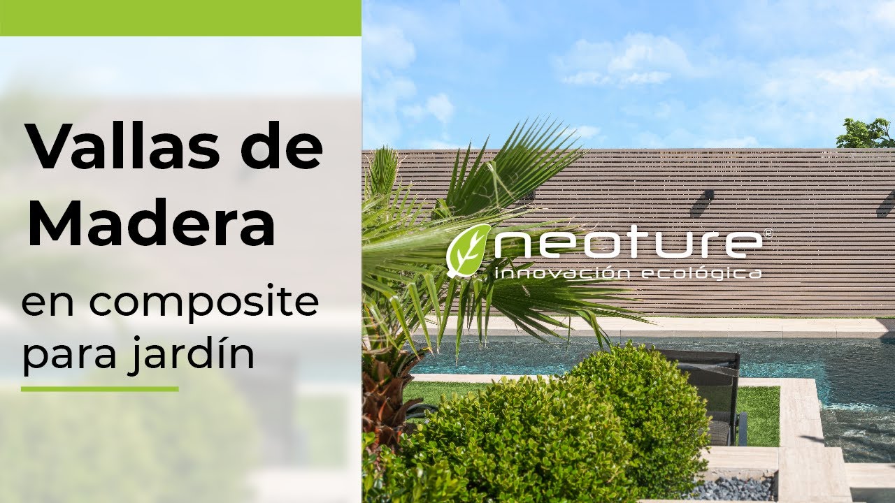 Mejores VALLAS de MADERA: ⭐️para jard&iacute;n,  composite sin mantenimiento⭐️