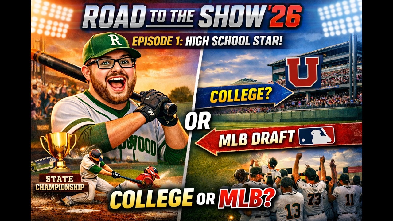 The Beginning of My MLB Career… High School Baseball! | MLB The Show 26 RTTS #1
